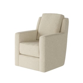 Southern Motion Diva White Ivory Swivel Glider