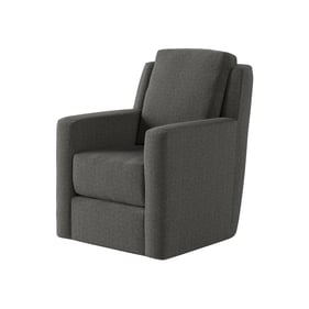 Southern Motion Diva Grey Granite Fabric Swivel Glider