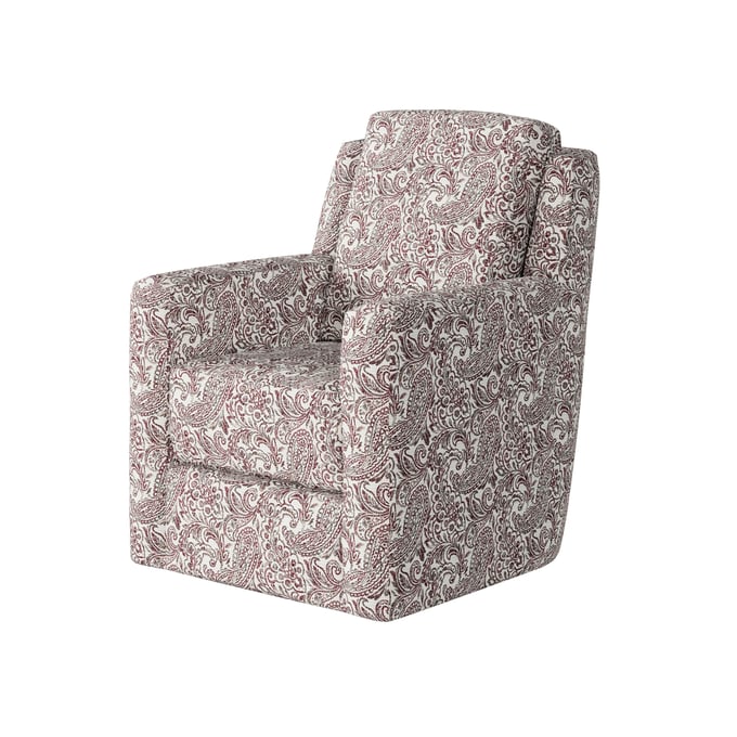 Southern Motion Diva Brick Cabernet Swivel Glider STHN-103-330-40