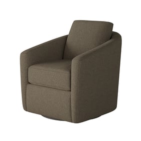 Southern Motion Daisey Brown Truffle Swivel Glider