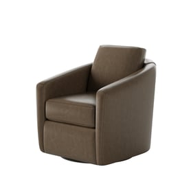 Southern Motion Daisey Brown Hickory Swivel Glider