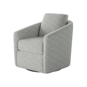 Southern Motion Daisey Light Grey Platinum Swivel Glider