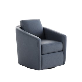 Southern Motion Daisey Blue Swivel Glider