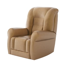 Southern Motion Grand Tan Caramel Leather Rocker Recliner