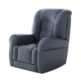 Southern Motion Grand Blue Horizon Leather Rocker Recliner