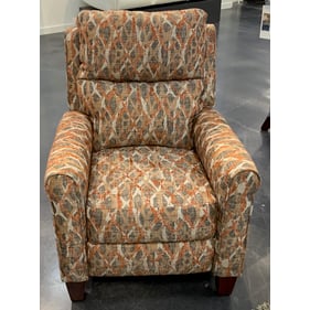 Southern Motion Pep Talk Orange Hi Leg Recliner