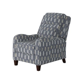 Southern Motion Prestige Blue Denim Polyproplene Hi Leg Recliner