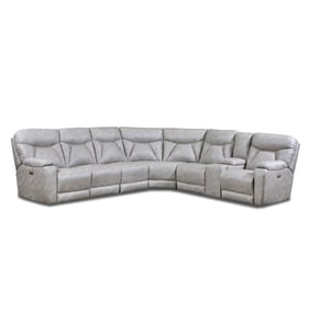 Southern Motion Conrad Greystone Double Power Reclining RAF Sectional