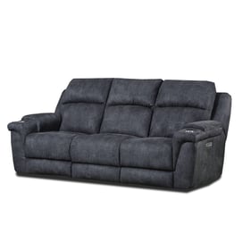 Southern Motion Bono Smoke 94 Inch Triple Power Reclining Sofa