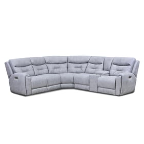 Southern Motion Point Break Grey Triple Power LAF Reclining Sectional