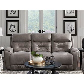 Southern Motion Point Break Mushroom Triple Power Reclining Sofa with Drop ...