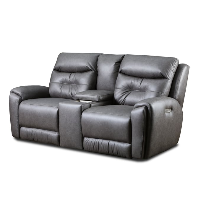 Southern Motion Point Break Grey Triple Power Loveseat STHN-356-86P-156-04