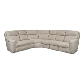 Southern Motion Bristol Tan Triple Power Reclining Console Sleeper LAF Sect...