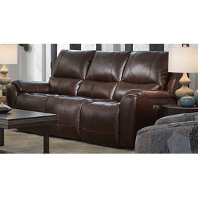 Southern Motion Westchester Brown 92 Inch Double Power Reclining Sofa