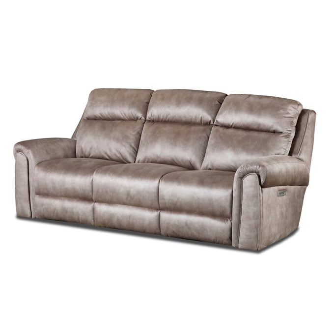 Southern Motion Bellingham Pecan 95 Inch Triple Power Sofa STHN-394-64P-144-18