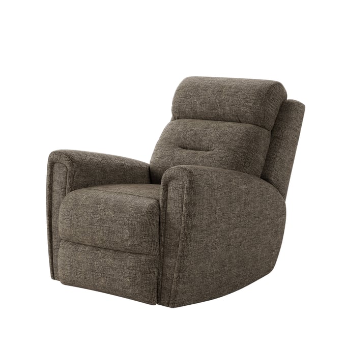 Oxford Furniture Power Recliner with Power Headrest in Granite