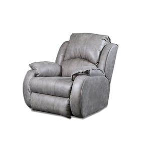 Southern Motion Cagney Nickel Grey Power Headrest Rocker Recliner