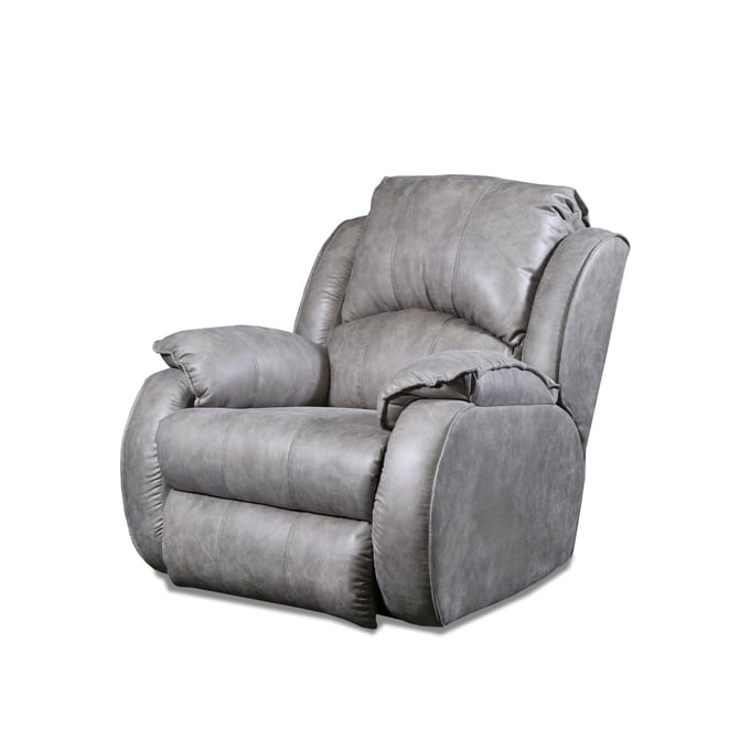 Southern Motion Cagney Nickel Grey Power Headrest Rocker Recliner STHN-5175P-173-09