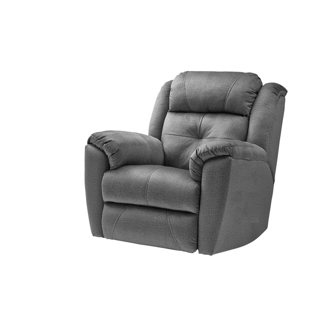 Southern Motion Vista Grey Smoke Power Headrest Rocker Recliner STHN-5351P-164-04