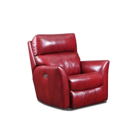 Southern Motion Stardust Red Power Headrest Leather Wallhugger Recliner