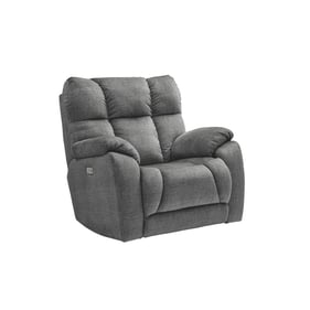 Southern Motion Wild Card Grey Charcoal Power Headrest Wall Hugger Recliner