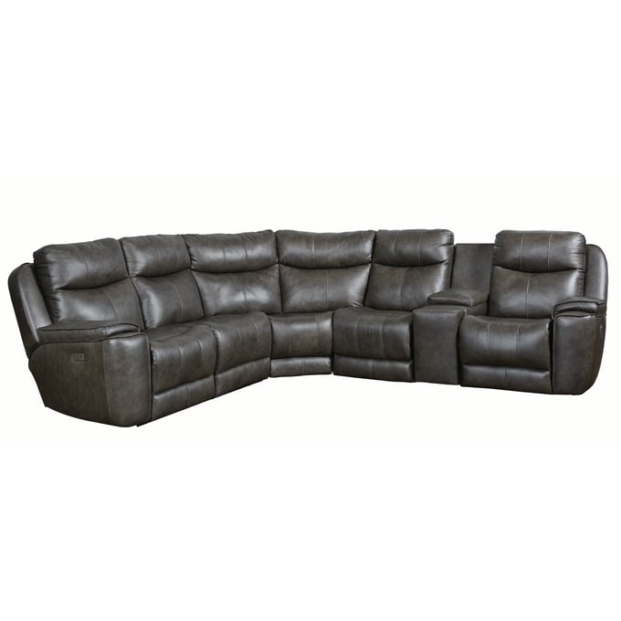 Southern Motion Showstopper Grey Slate Power Headrest Reclining Sectional STHN-736-05P8084924606P970-14