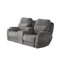 Showstopper Double Reclining Console Loveseat with Hidden Cupholders