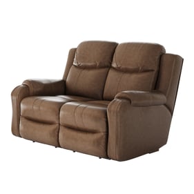 Southern Motion Marvel Brown Hickory Power Headrest Reclining Loveseat