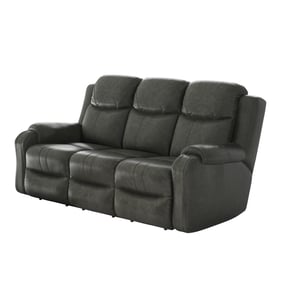 Southern Motion Marvel Grey 2pc Power Headrest Reclining Living Room Set