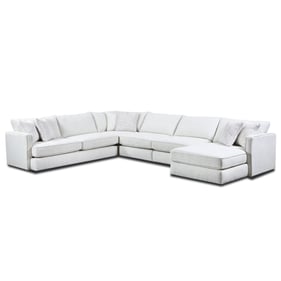 Southern Motion Finley White Right Arm Chaise Sectional