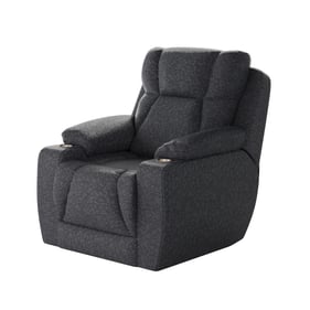 Southern Motion Challenger Blue Navy Power Headrest Recliner