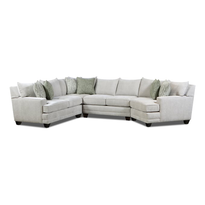 Southern Motion Kennedy Gray Left Arm Sectional with Angled Cuddler STHN-KENNEDYLEFTARMSECTIONAL