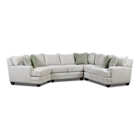 Southern Motion Kennedy Gray Right Arm Sectional with Angled Cuddler