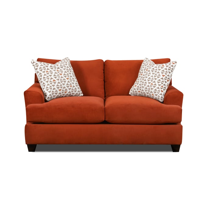 Southern Motion Emerson Orange 64 Inch Loveseat STHN-ST8506-01-1000-52-3003-53