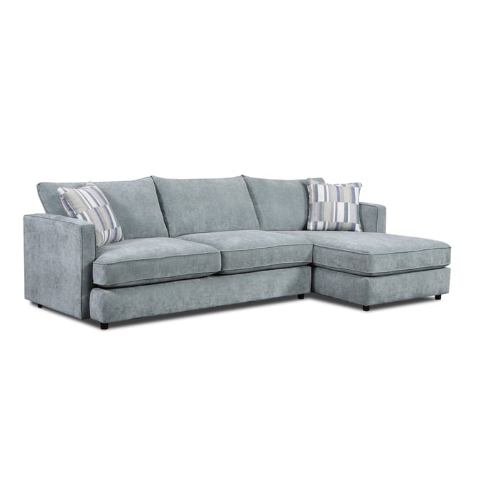 Southern Motion Finley Blue Right Arm Chaise Sofa Sectional STHN-ST850831L26R-1008-3005-33