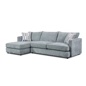 Southern Motion Finley Blue Left Arm Chaise Sofa Sectional