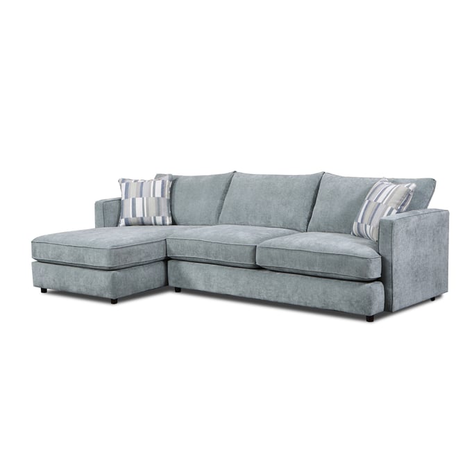 Southern Motion Finley Blue Left Arm Chaise Sofa Sectional STHN-ST850831R26L-1008-3005-33