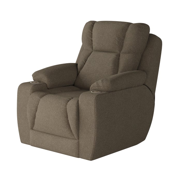 Southern Motion Challenger Brown Truffle Power Recliner STHN-6247P-106-18