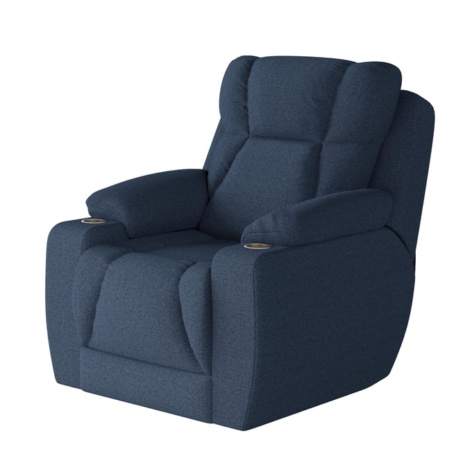 Southern Motion Challenger Blue Bali Power Recliner STHN-6247P-106-60