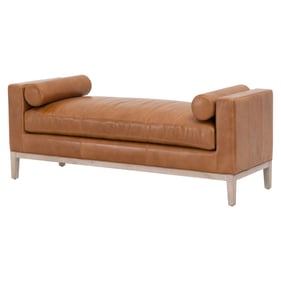 Essentials For Living Keaton Whiskey Brown Oak Bench