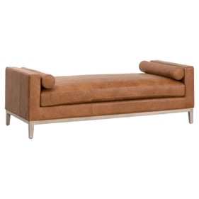 Essentials For Living Keaton Whiskey Brown Oak Daybed