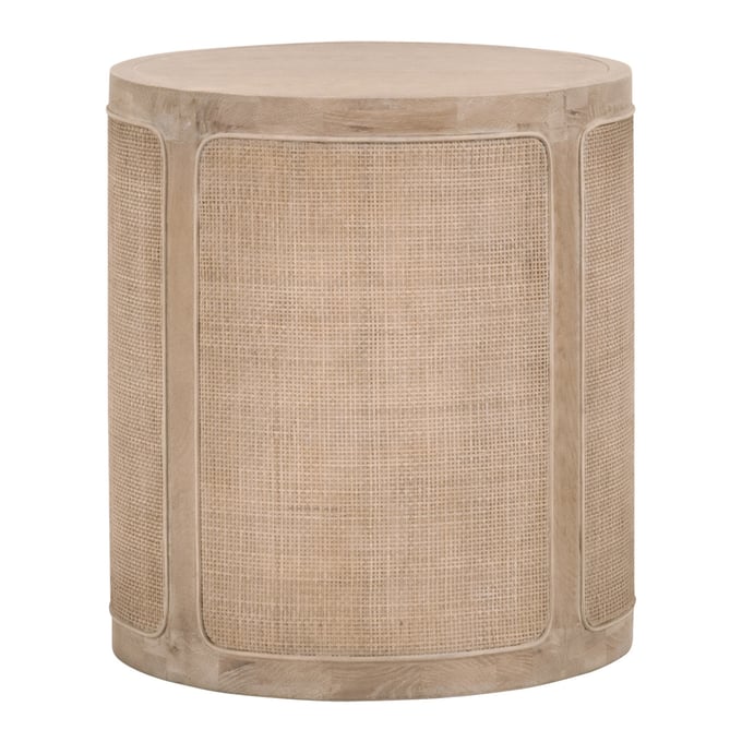 Essentials For Living Cane Smoke Gray Oak End Table STR-8092-SGRY-OAK-CN