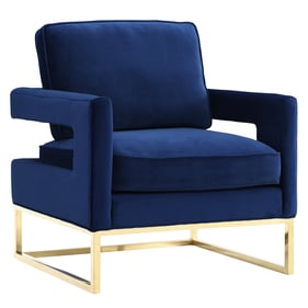 TOV Furniture Avery Navy Chair