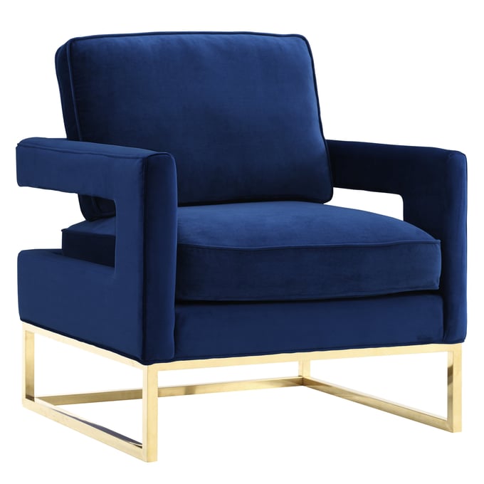 TOV Furniture Avery Navy Chair TOV-A91