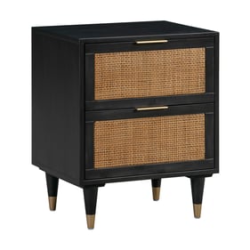 TOV Furniture Sierra Black Noir Nightstand