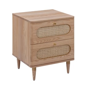 TOV Furniture Carmen Natural Cane Night Stand