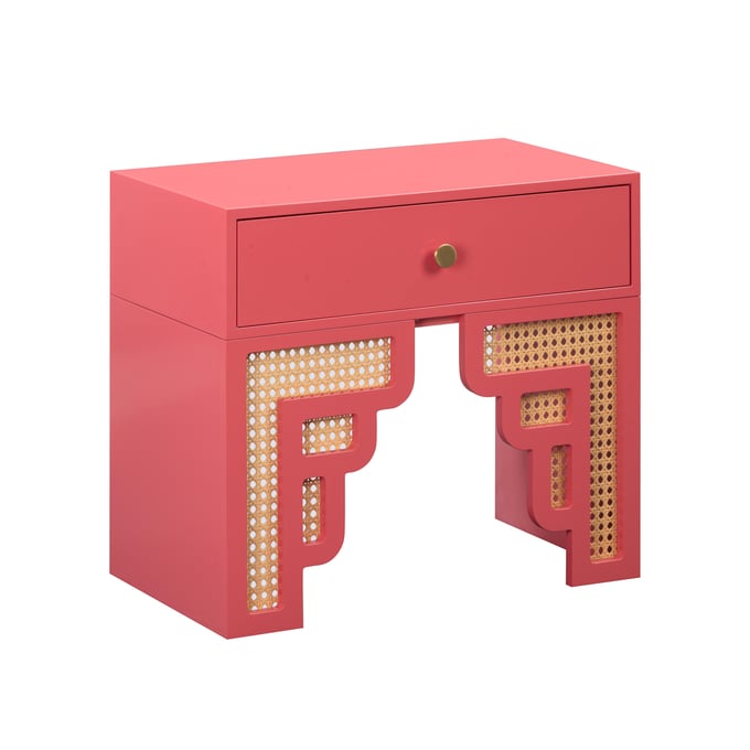 TOV Furniture Suzie Pink Nightstand TOV-B54202