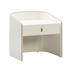 TOV Furniture Collins Cream Nightstand