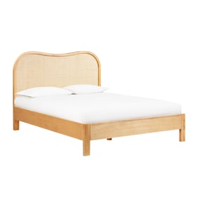 TOV Furniture Grappa Natural 2pc Bedrooom Set with Queen Panel Bed