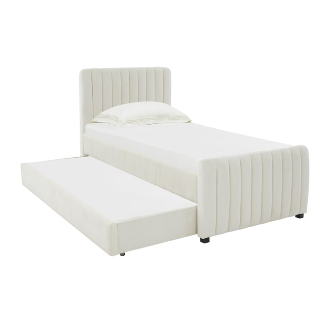 TOV Furniture Angela Cream Twin Trundle Bed TOV-B68376